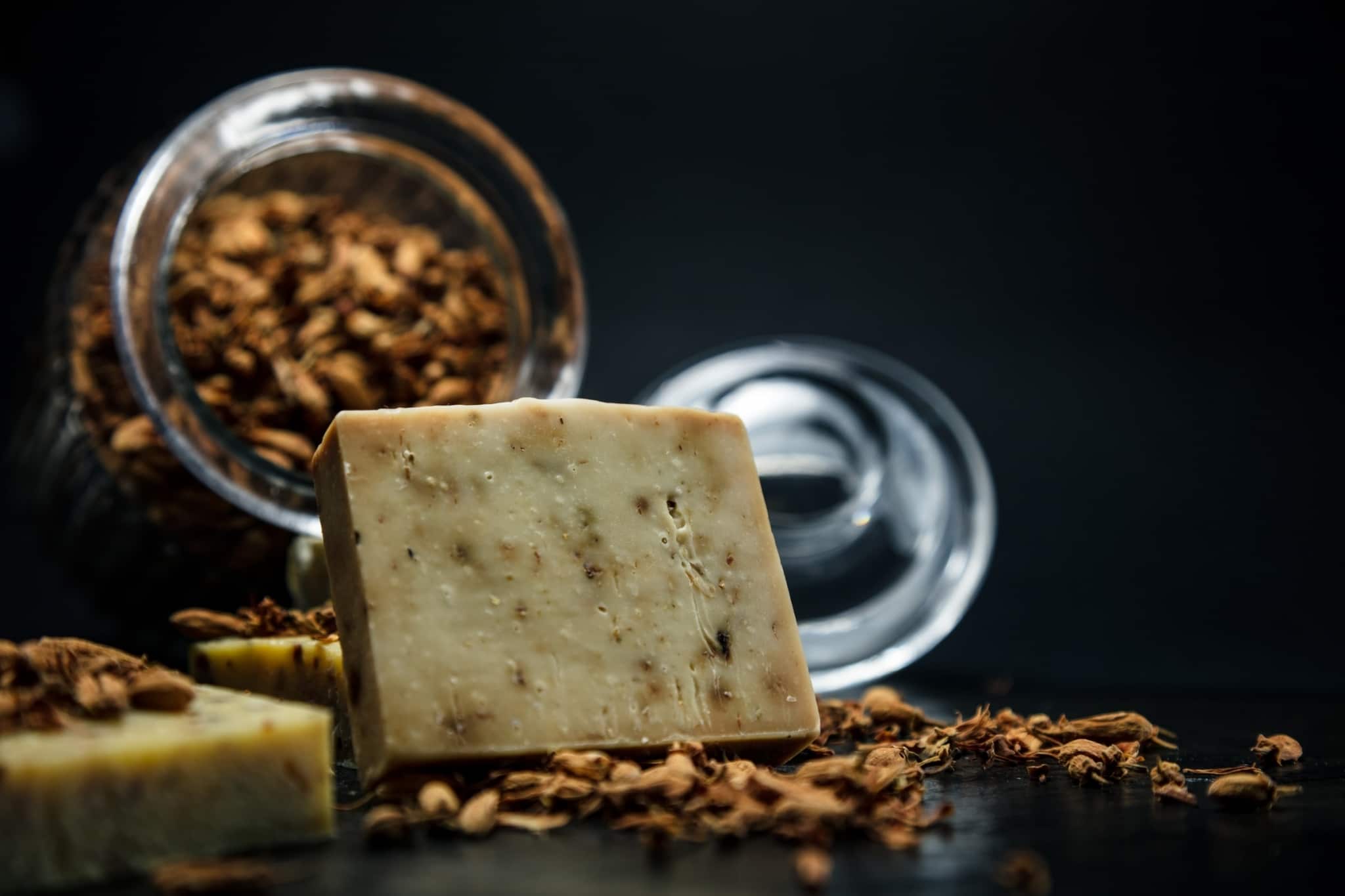 Homemade soap bar